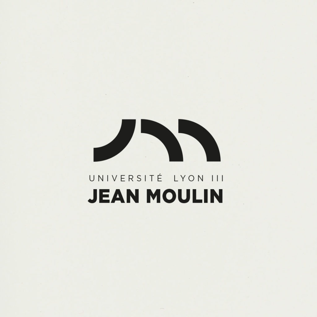 conception du logo de l'Université Jean Moulin Lyon 3