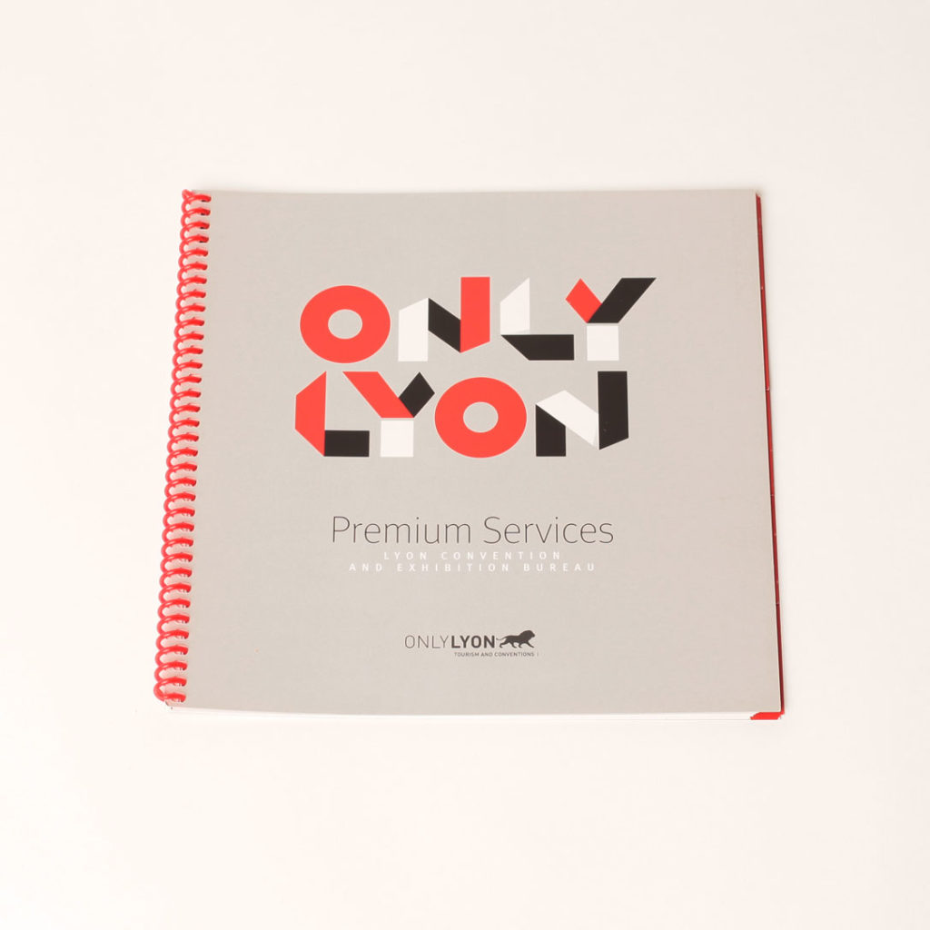 Brochure convention OnlyLyon - Graphiste