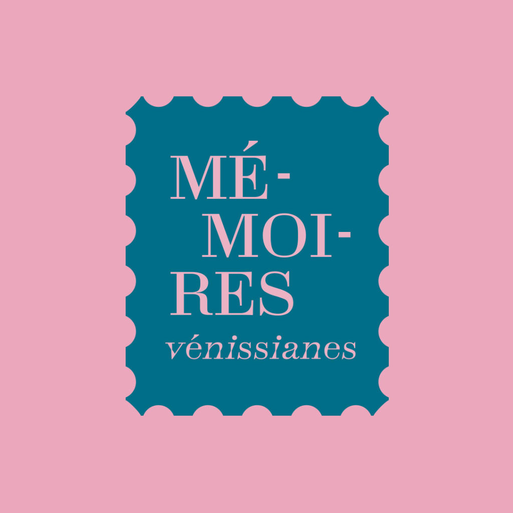 Logo Mémoires vénissianes, Vénissieux, graphiste à Lyon